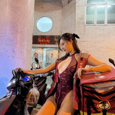 阿朱赛博朋克风格机器人写真(图1)